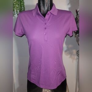 Callaway Lilac Polo Short Sleeve Shirt Size S